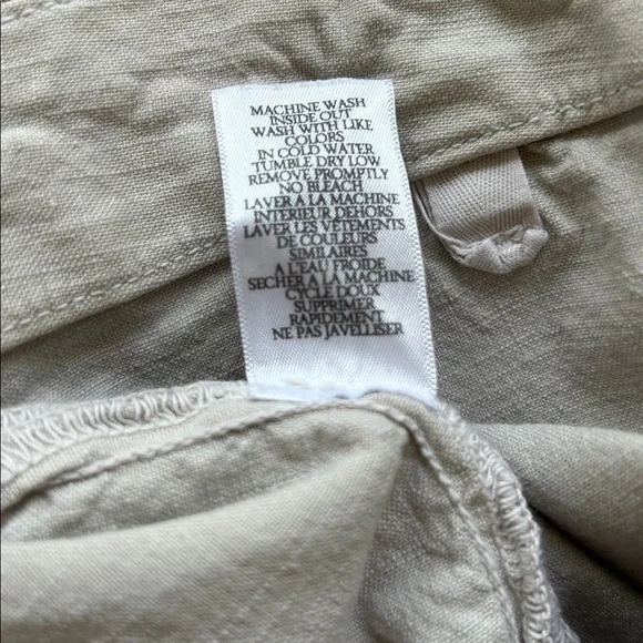 Frank & Eileen-Wexford wide leg, high-rise light tan cement pant - Picture 11 of 11